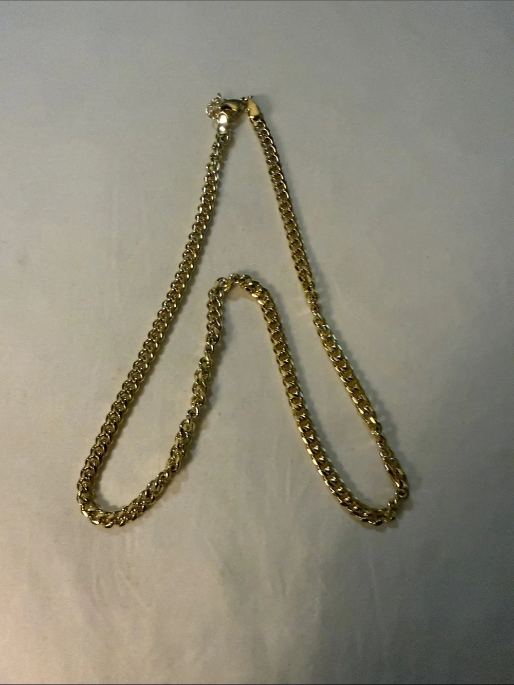 Gold-Tone Women's Chain Necklace - Classic Link Design